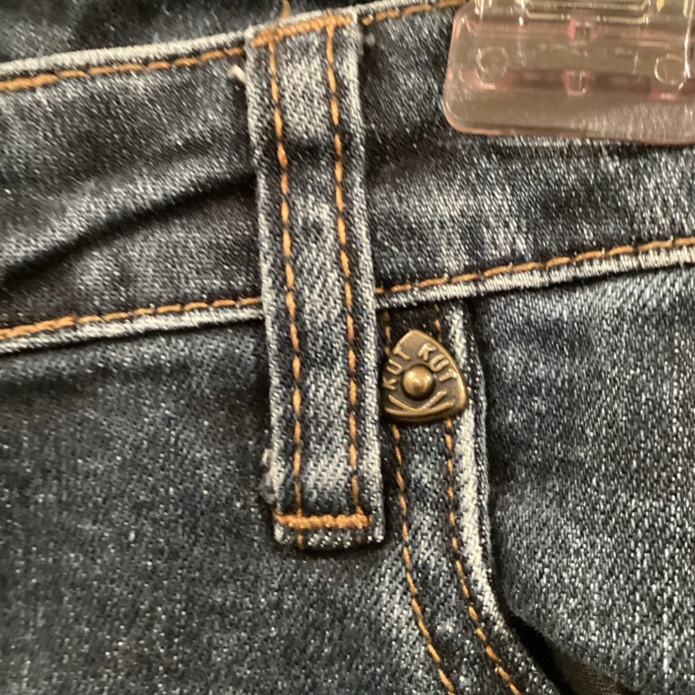 Kut from the Kloth Women's Dark Blue Boyfriend Jeans 8 - Picture 6 of 11